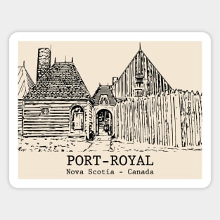 Port-Royal - Nova Scotia Magnet